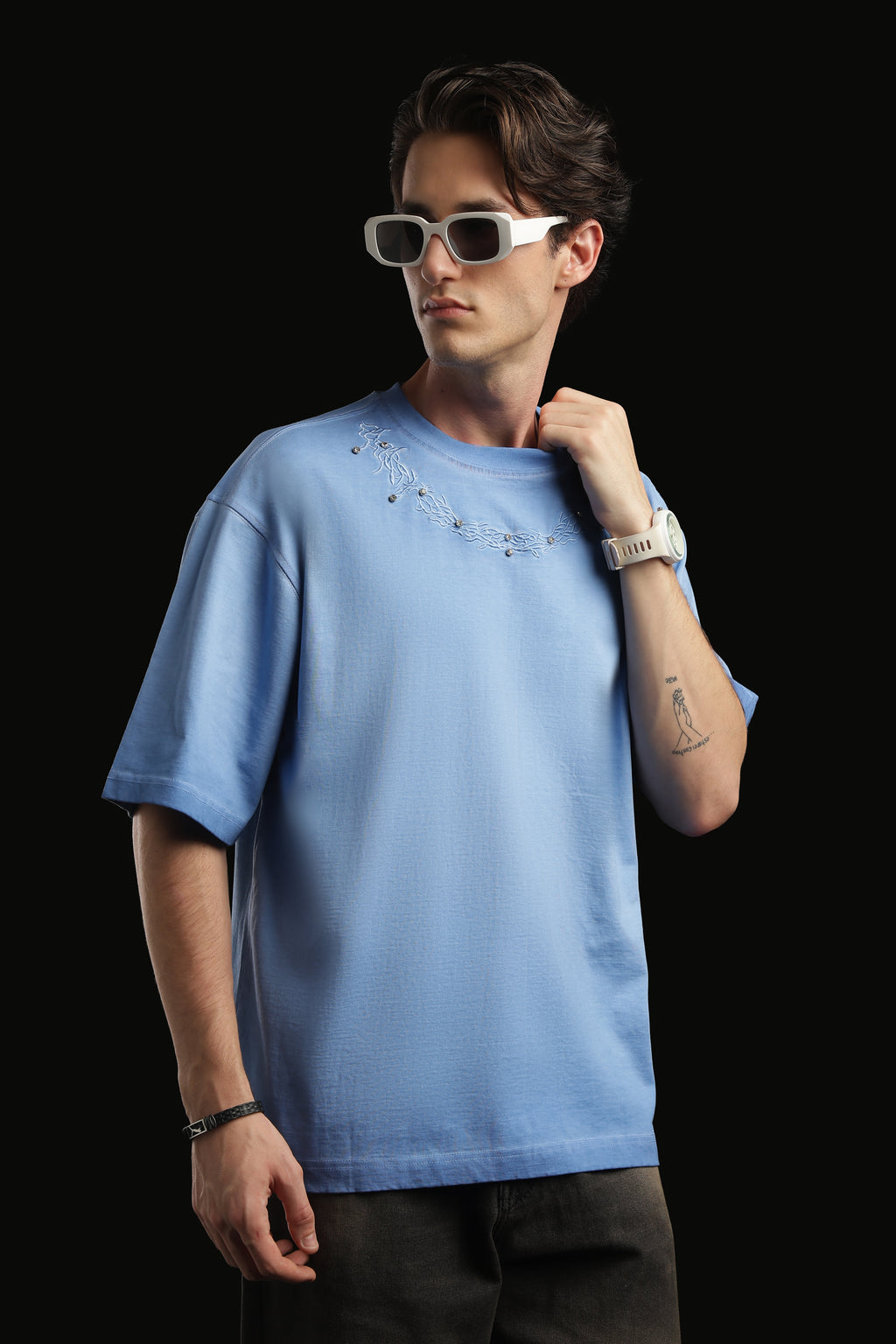 Oversized Acid Wash Stone T-shirt