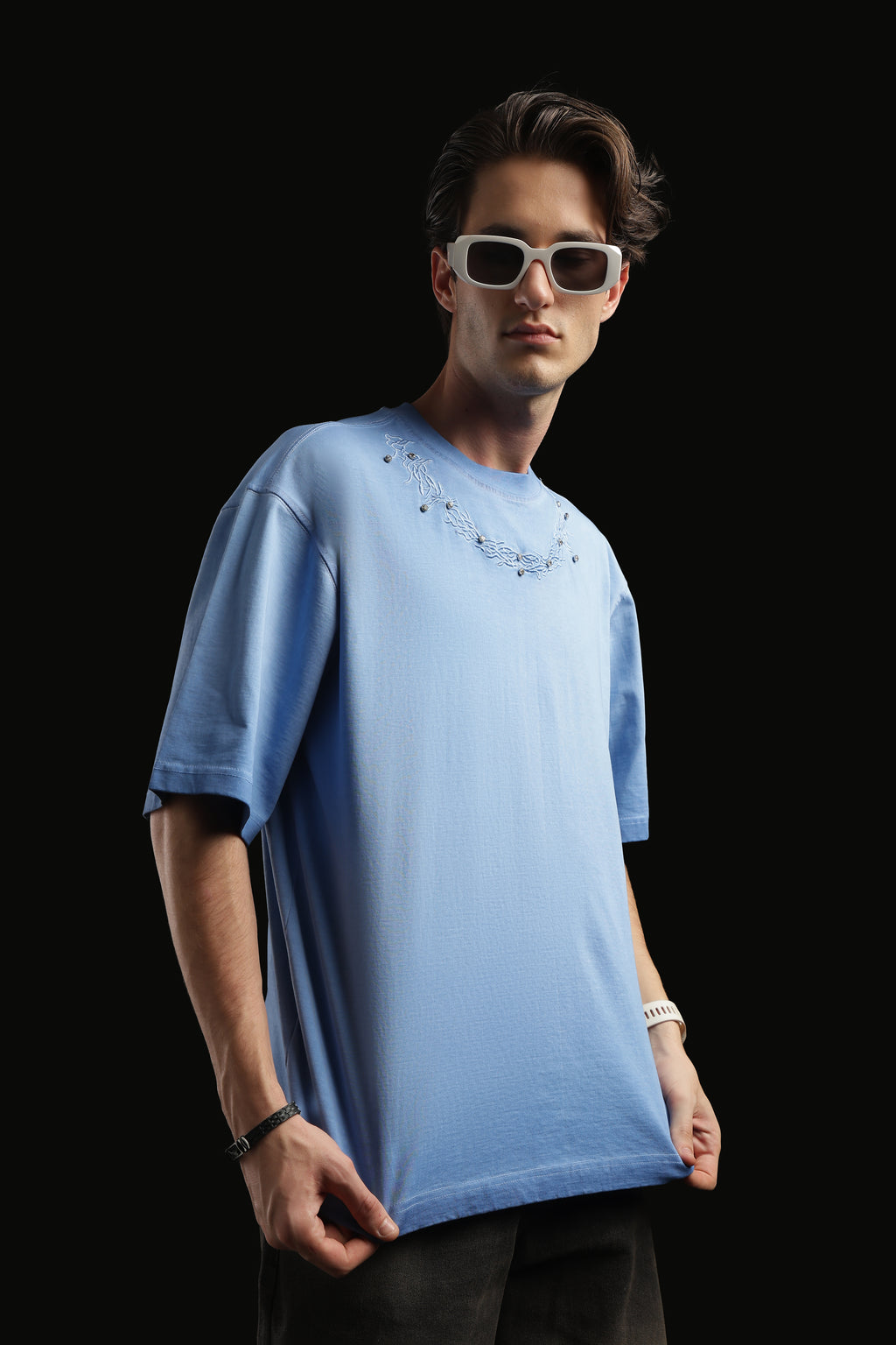 Oversized Acid Wash Stone T-shirt