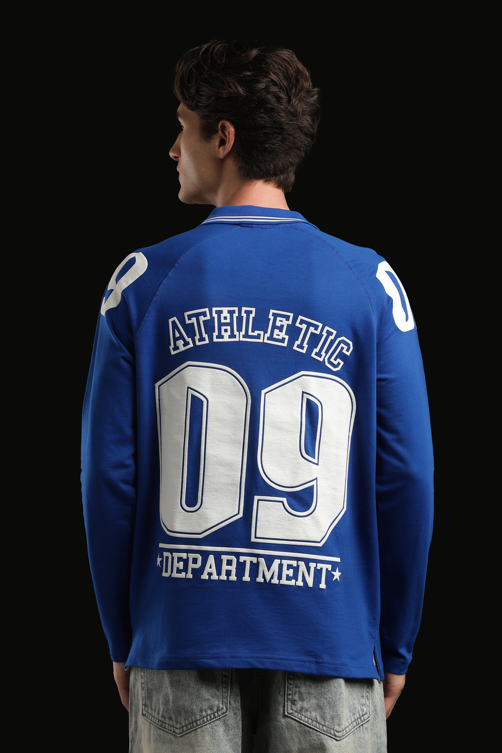 Oversized Polo Zip T-shirt