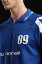 Oversized Polo Zip T-shirt