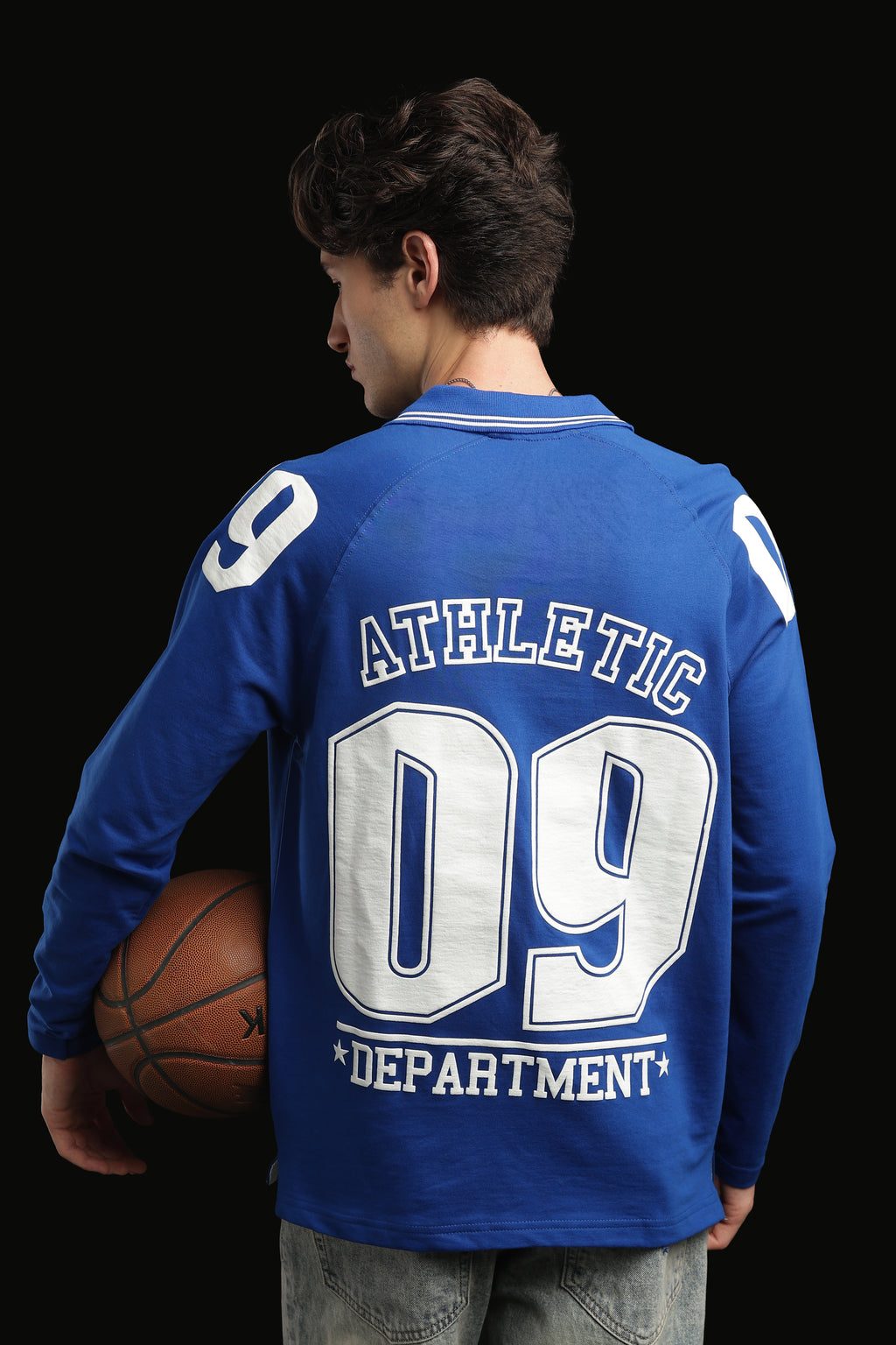 Oversized Polo Zip T-shirt
