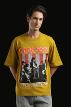 Oversized Box Print T-shirt