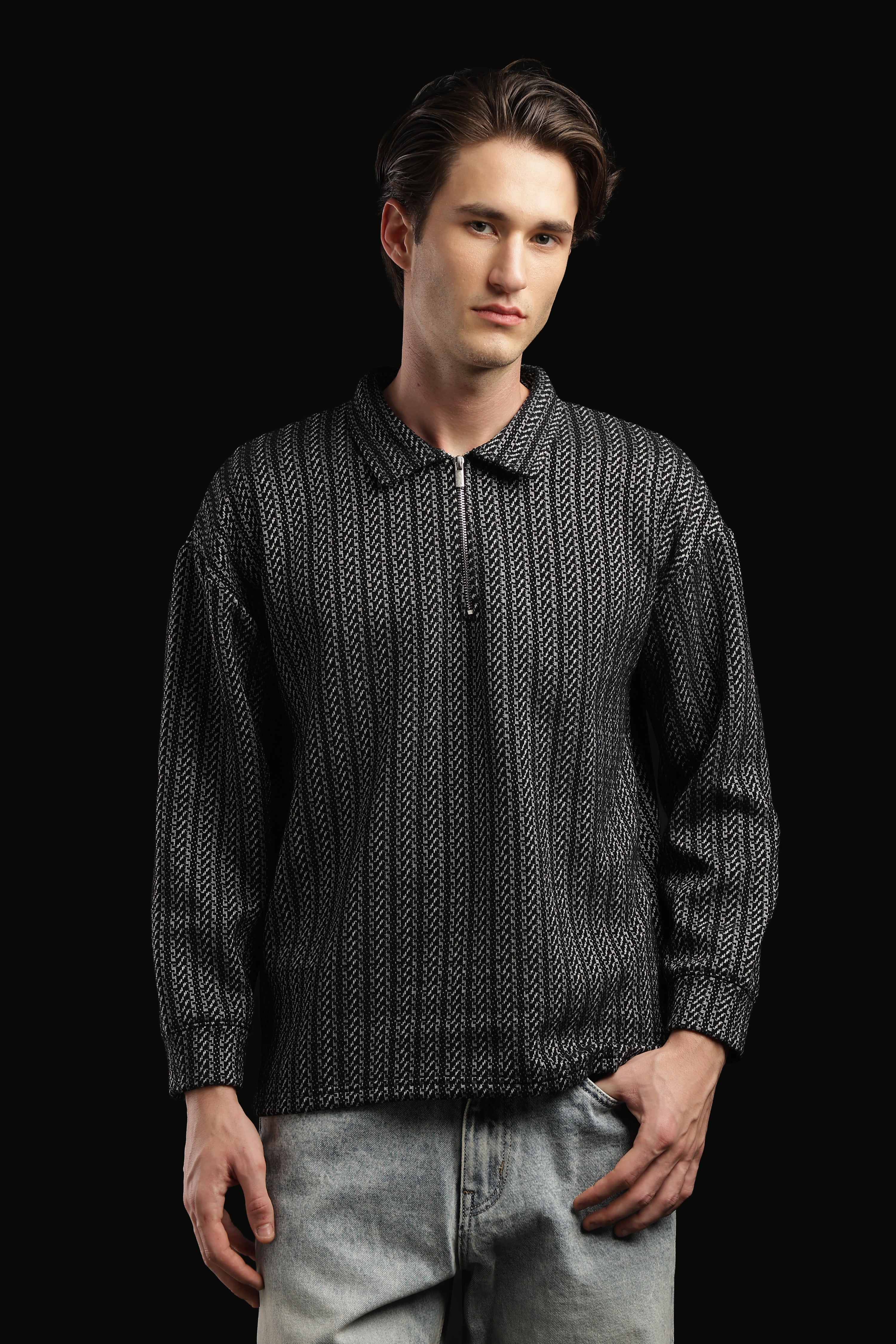 Polo T-Shirt With Zip