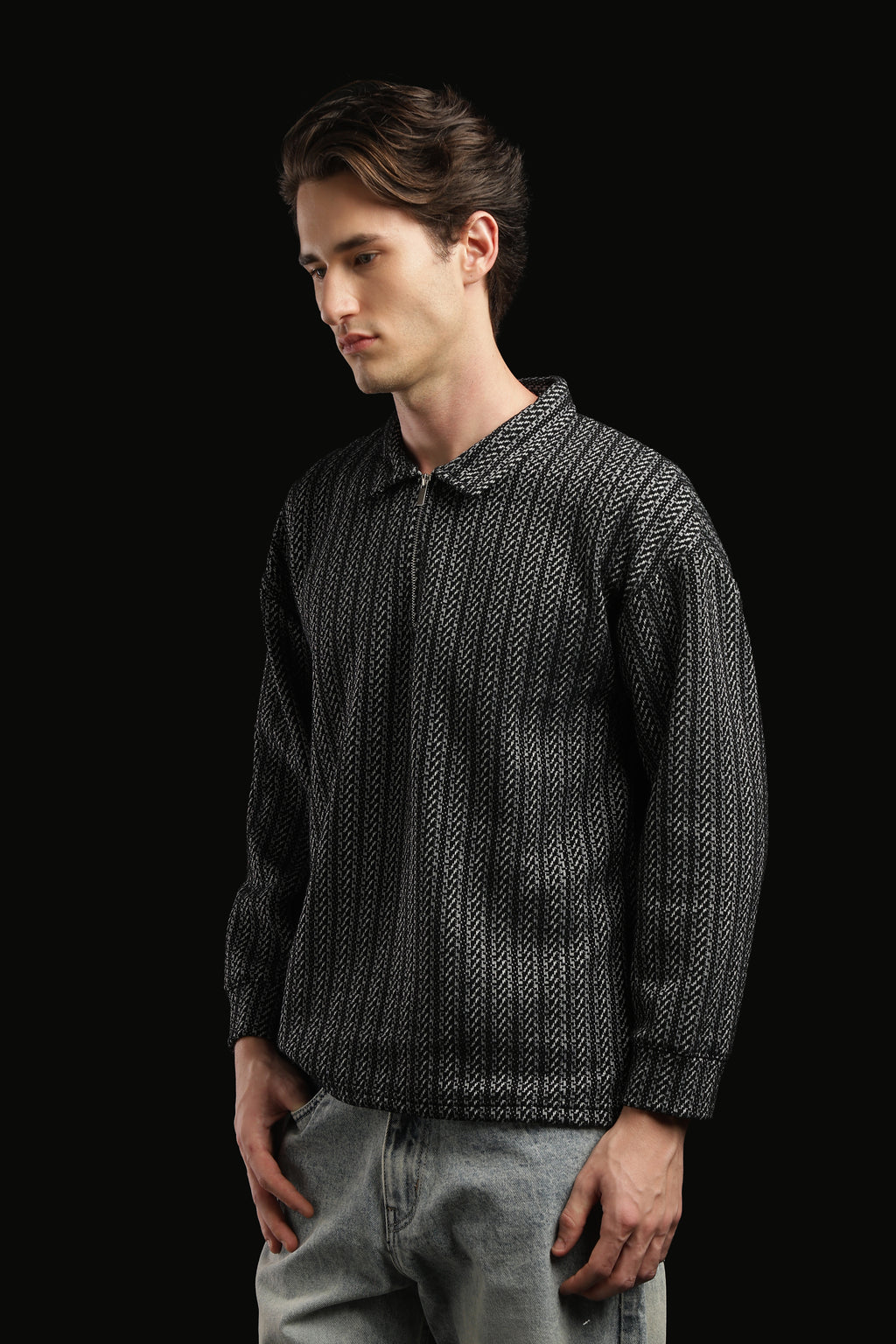 Polo T-Shirt With Zip