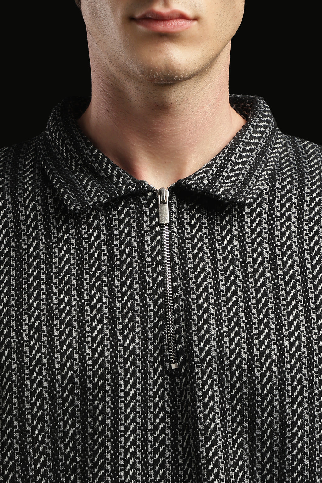 Polo T-Shirt With Zip