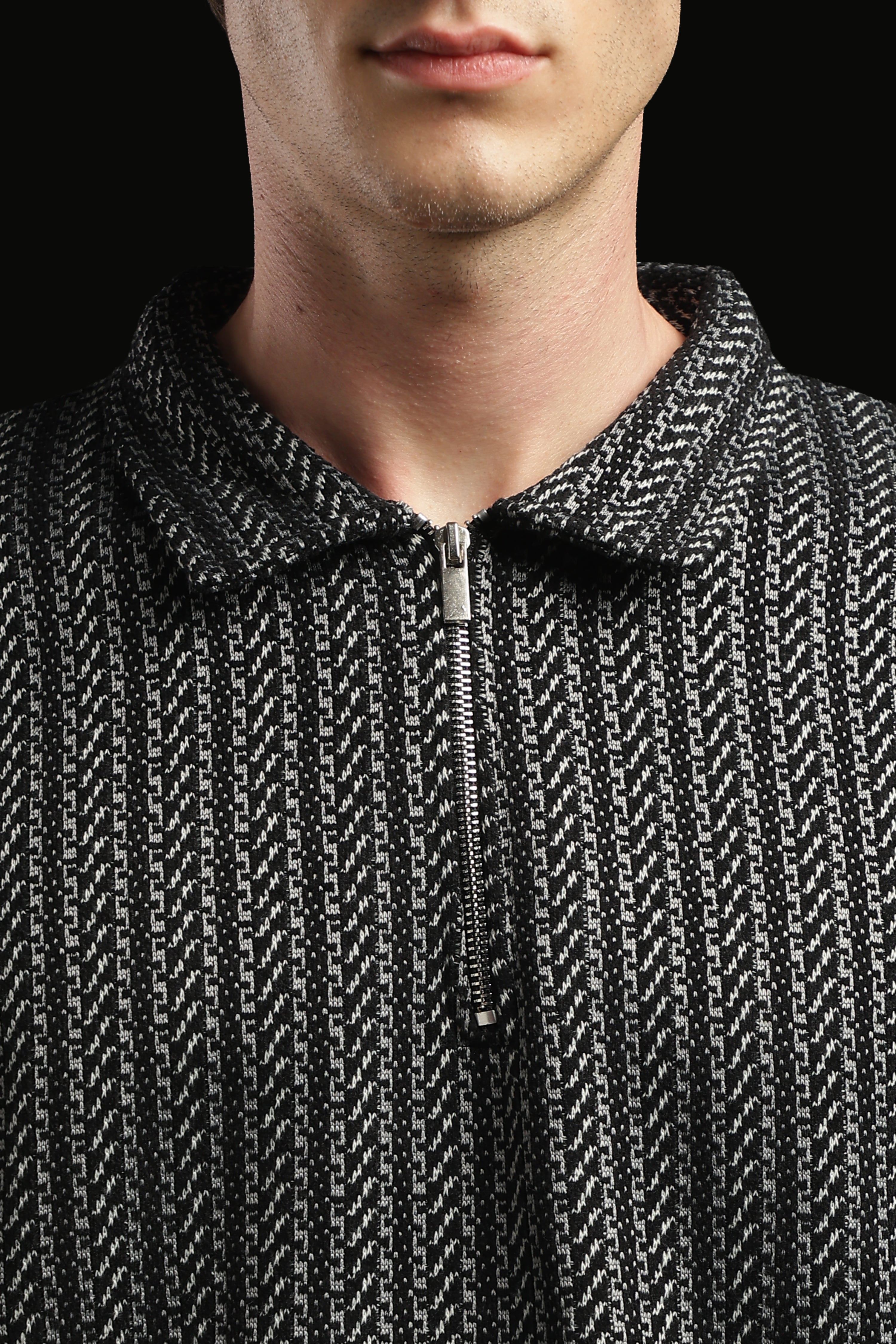 Polo T-Shirt With Zip