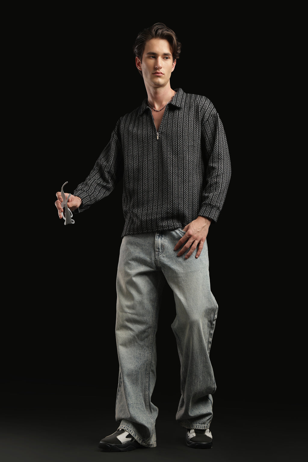 Polo T-Shirt With Zip