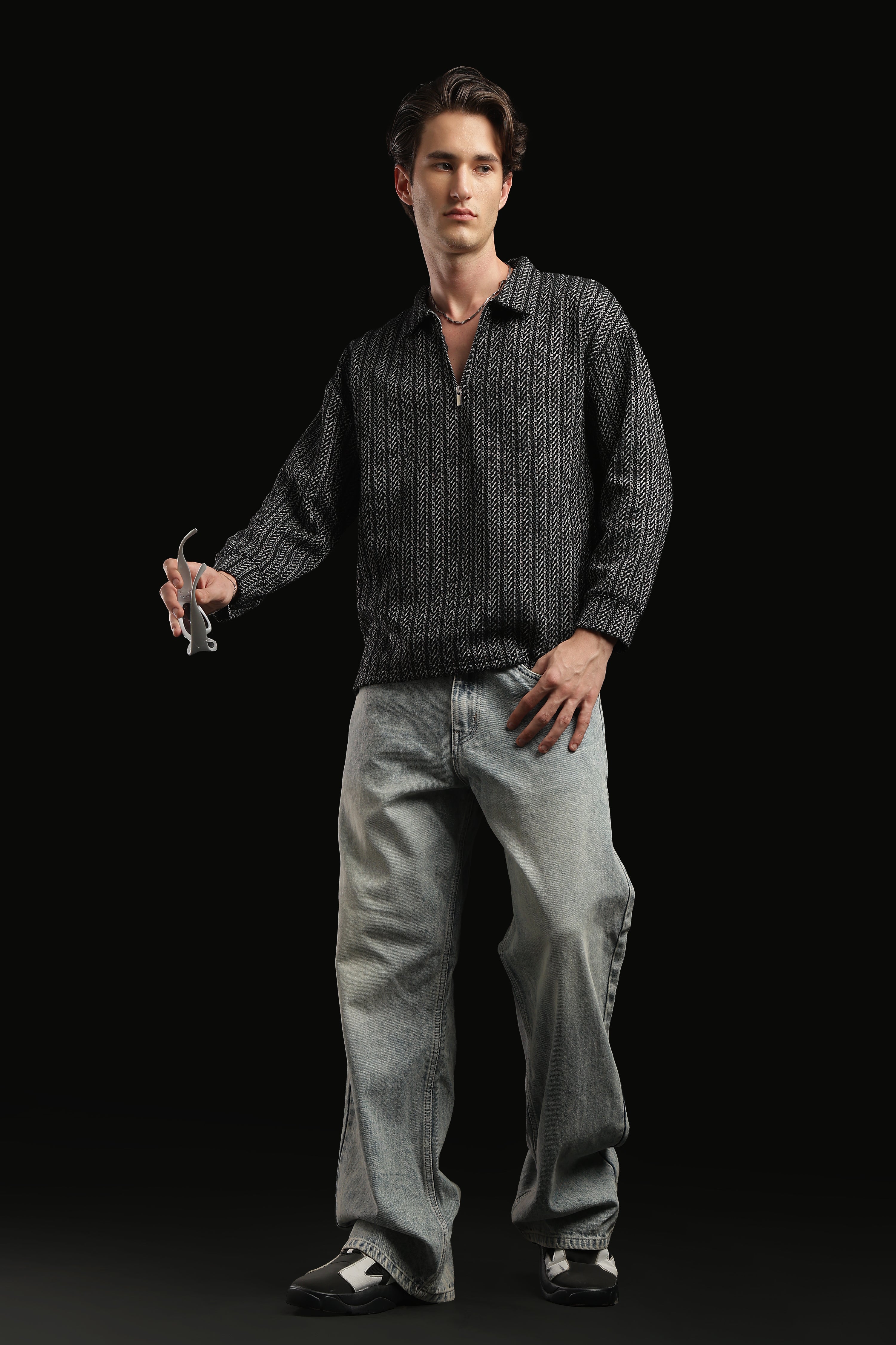 Polo T-Shirt With Zip