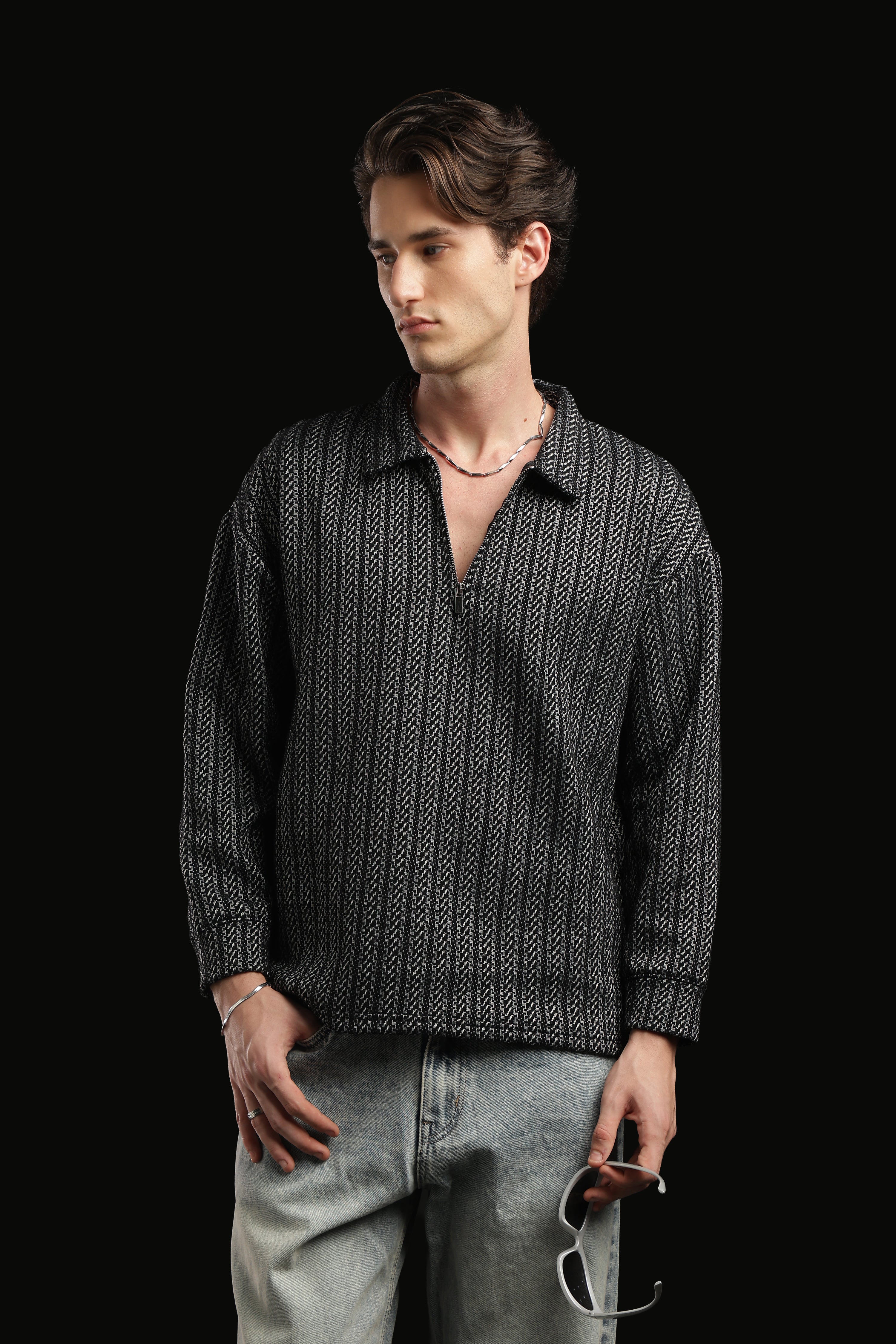 Polo T-Shirt With Zip