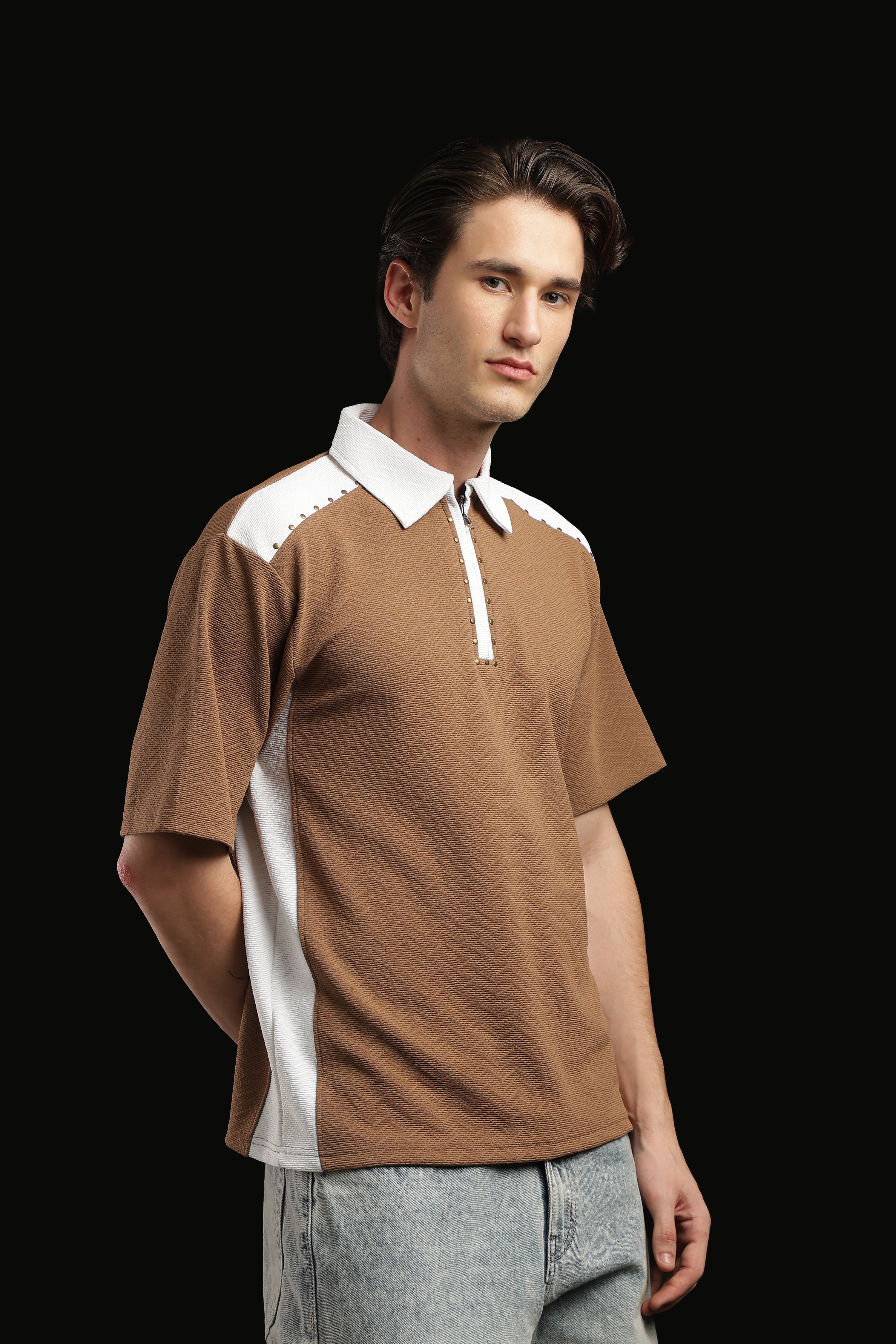 Polo T-shirt With Zip
