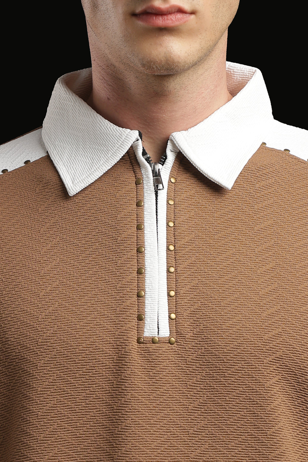Polo T-shirt With Zip