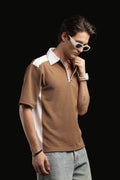 Polo T-shirt With Zip