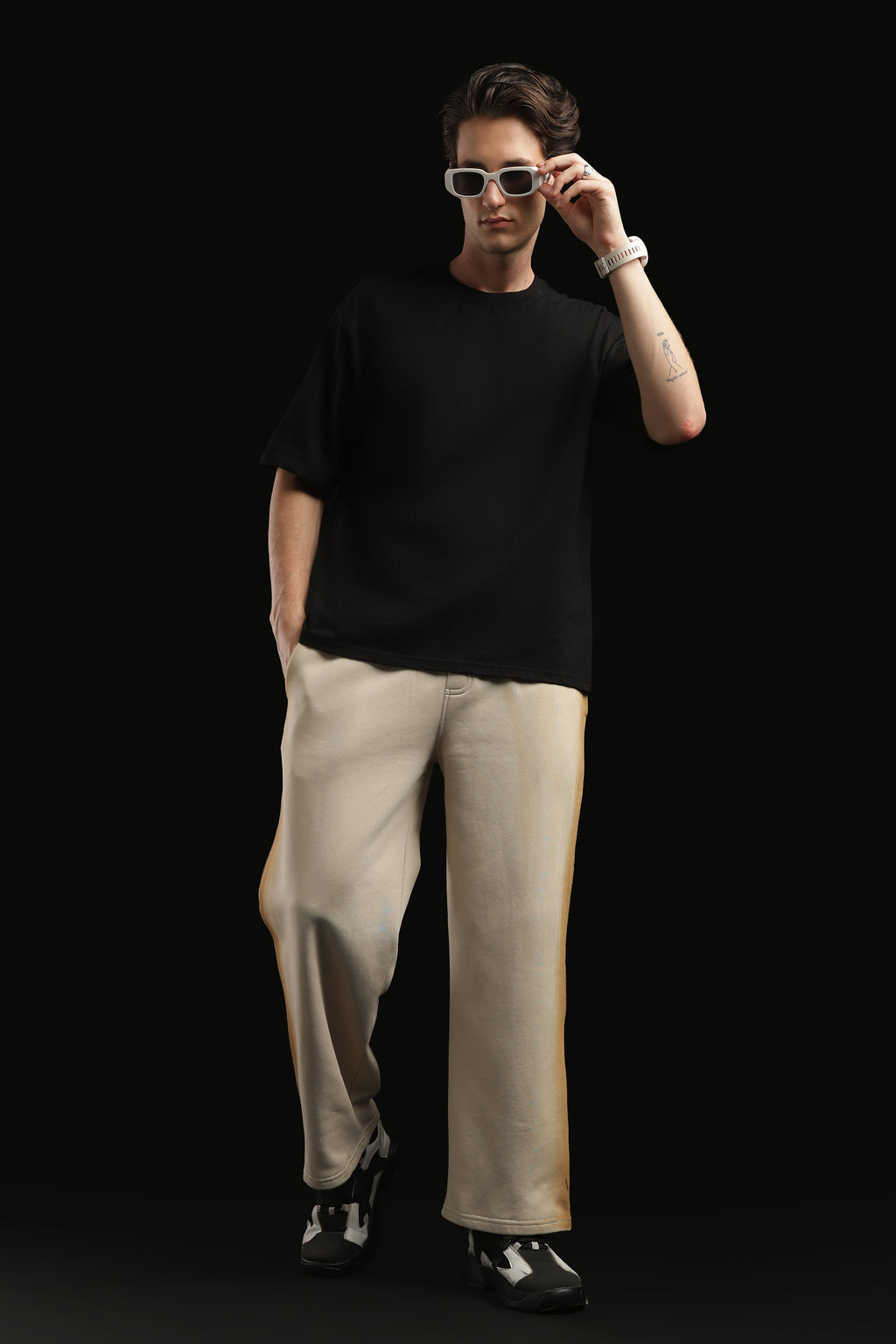 Baggy Trouser Beige Brown