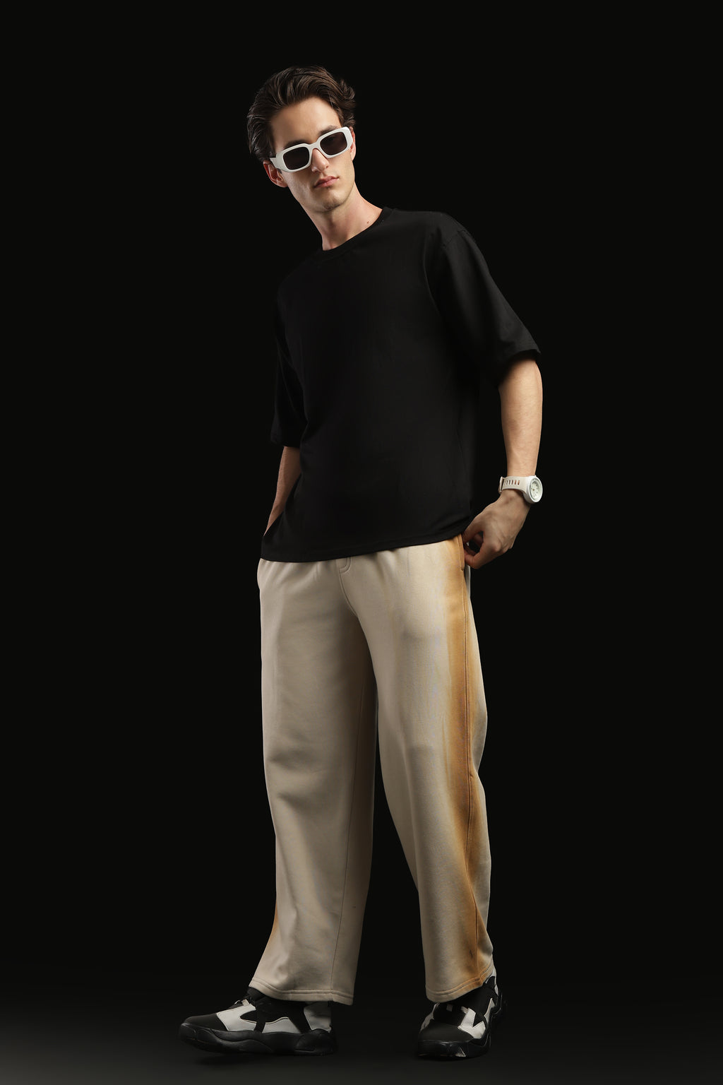 Baggy Trouser Beige Brown
