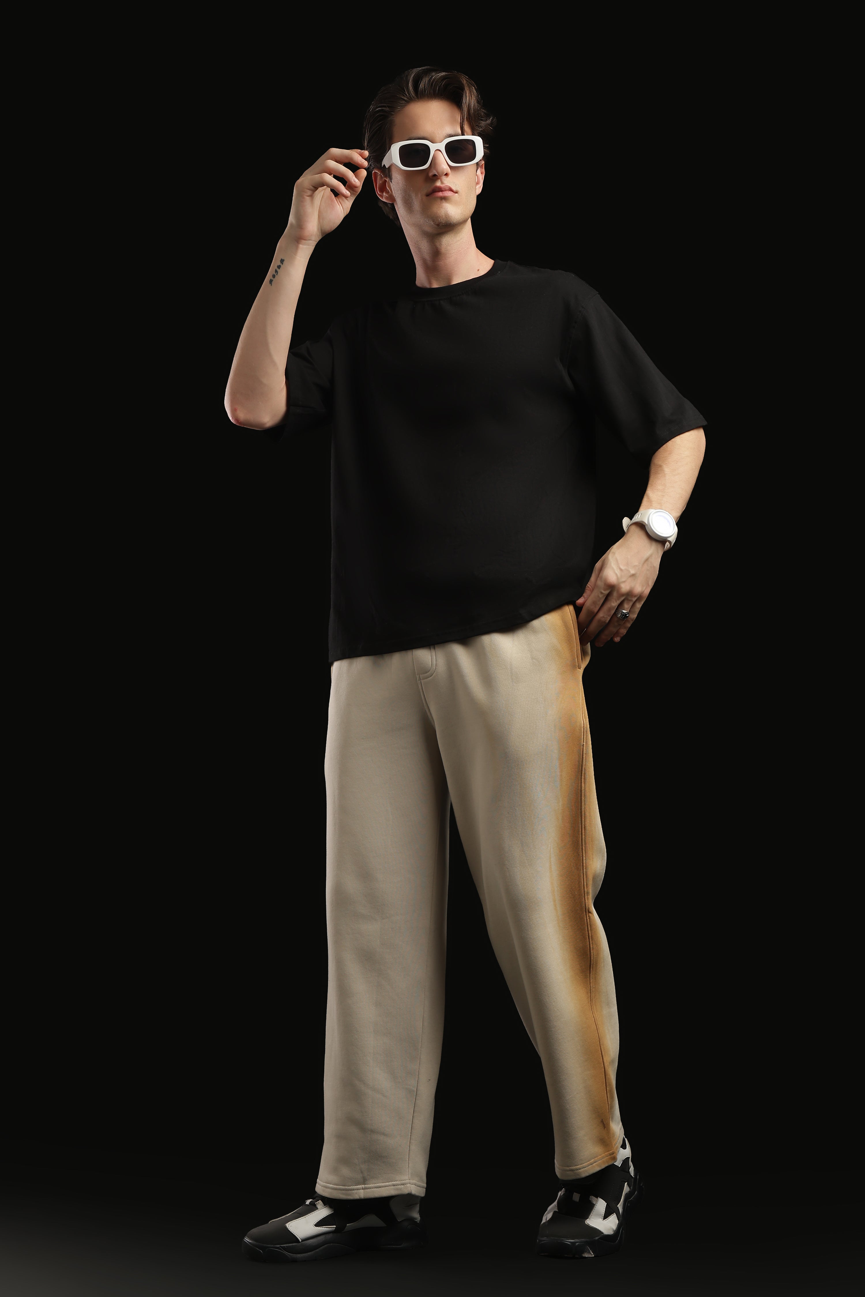 Baggy Trouser Beige Brown