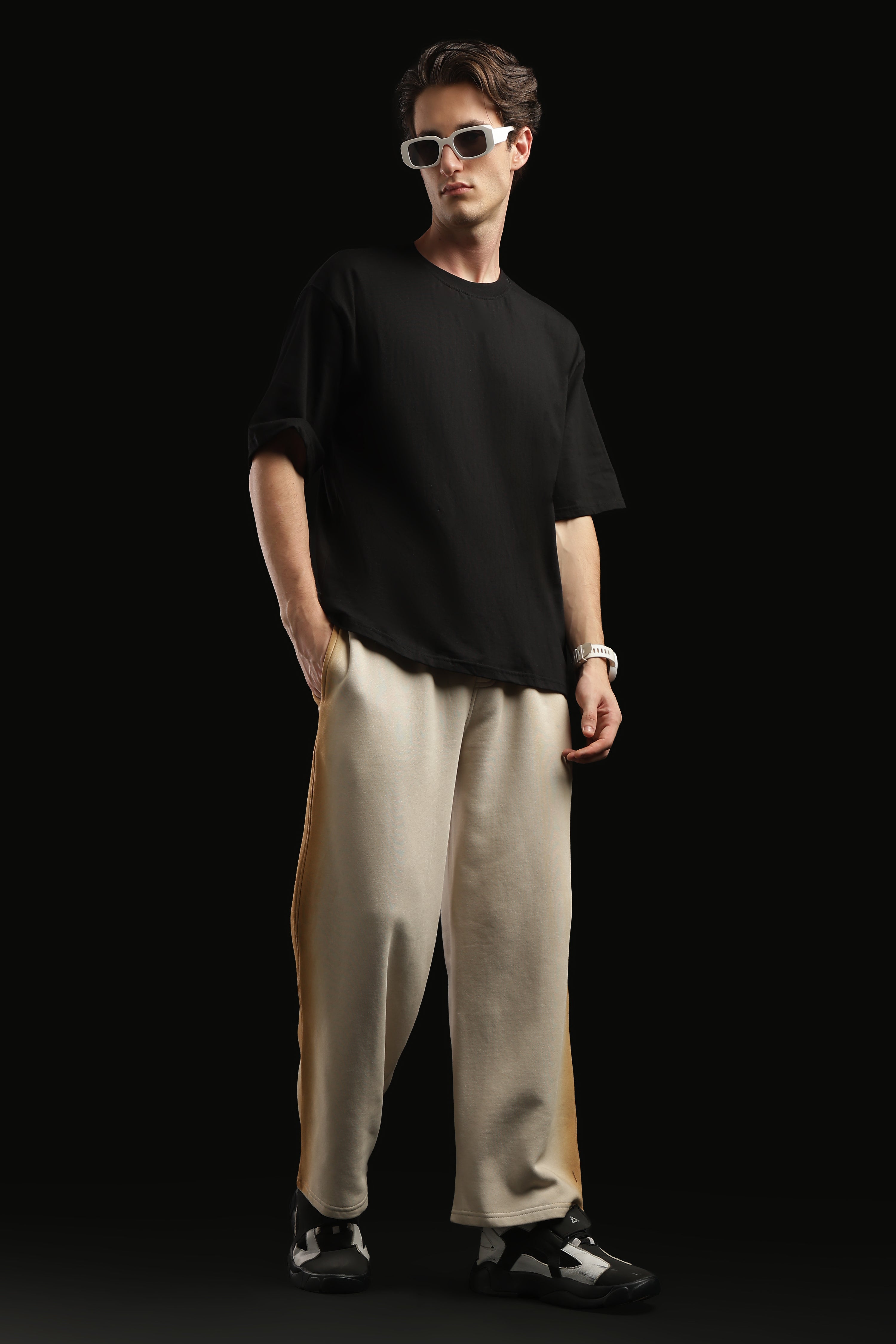 Baggy Trouser Beige Brown
