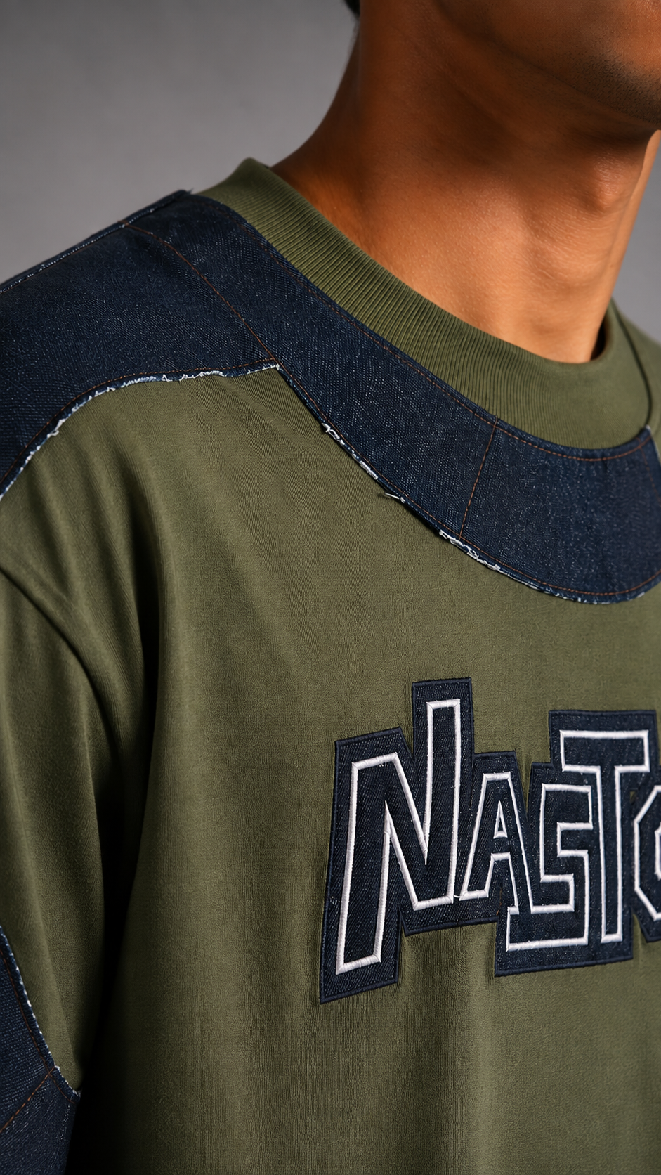 oversize differnt pattern t.shirt