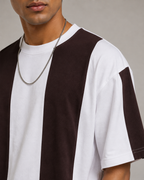 oversize strip t.shirt