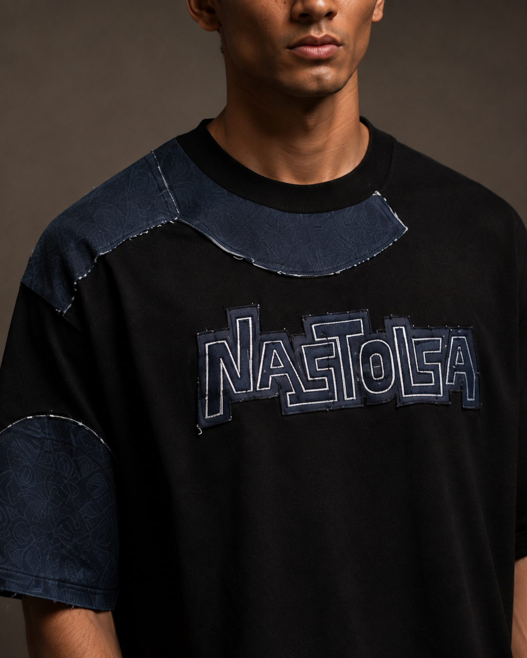 oversize differnt pattern t.shirt