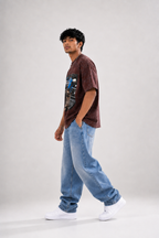 oversize photo print t.shirt