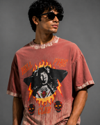 Oversize photo print t.shirt