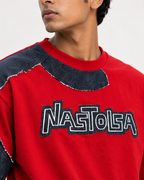 Oversize differnt pattern t.shirt