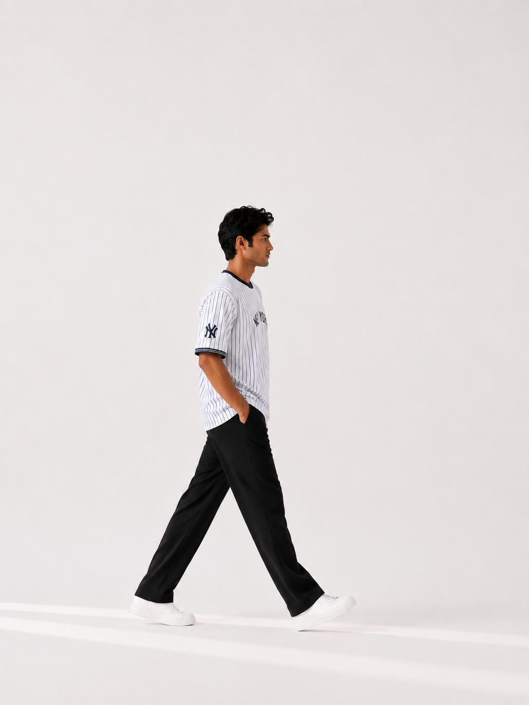 Oversize strip t.shirt