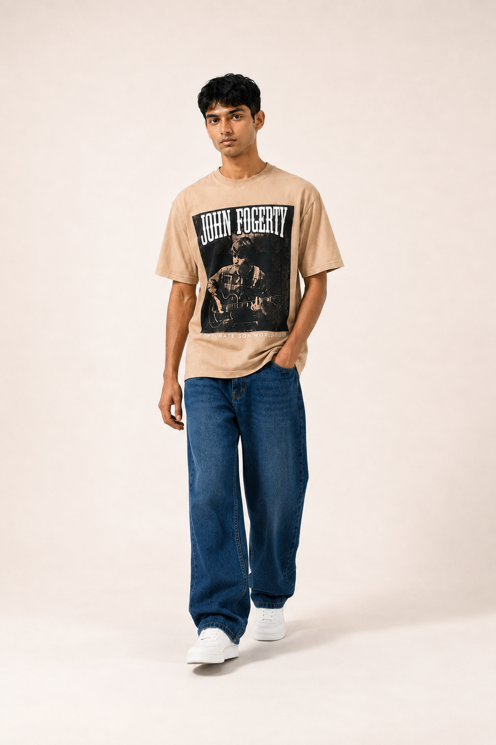 OVERSIZE BOX PRINT T.SHIRT