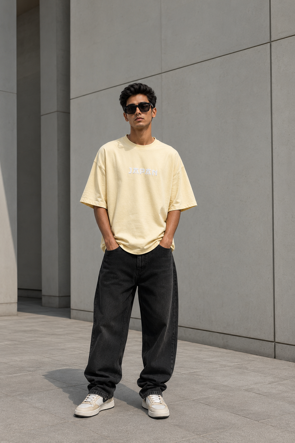 OVERSIZE PUP PRINT T.SHIRT