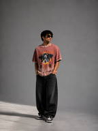 Oversize photo print t.shirt