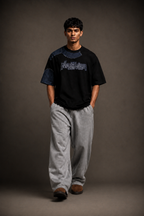 oversize differnt pattern t.shirt