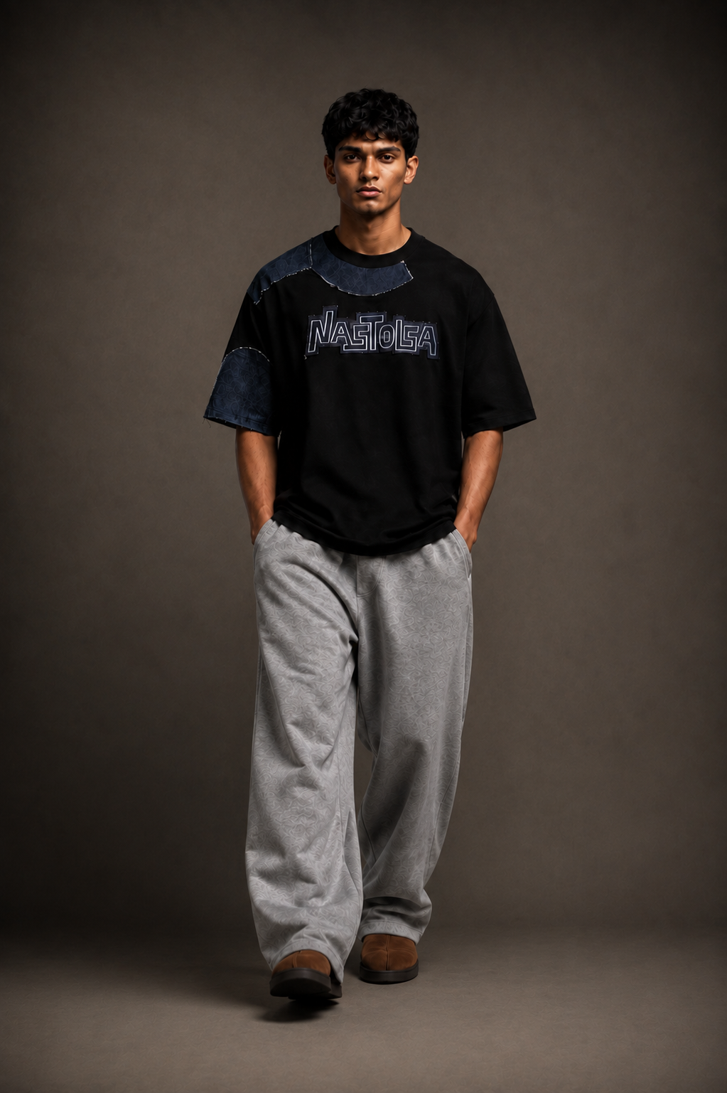 oversize differnt pattern t.shirt
