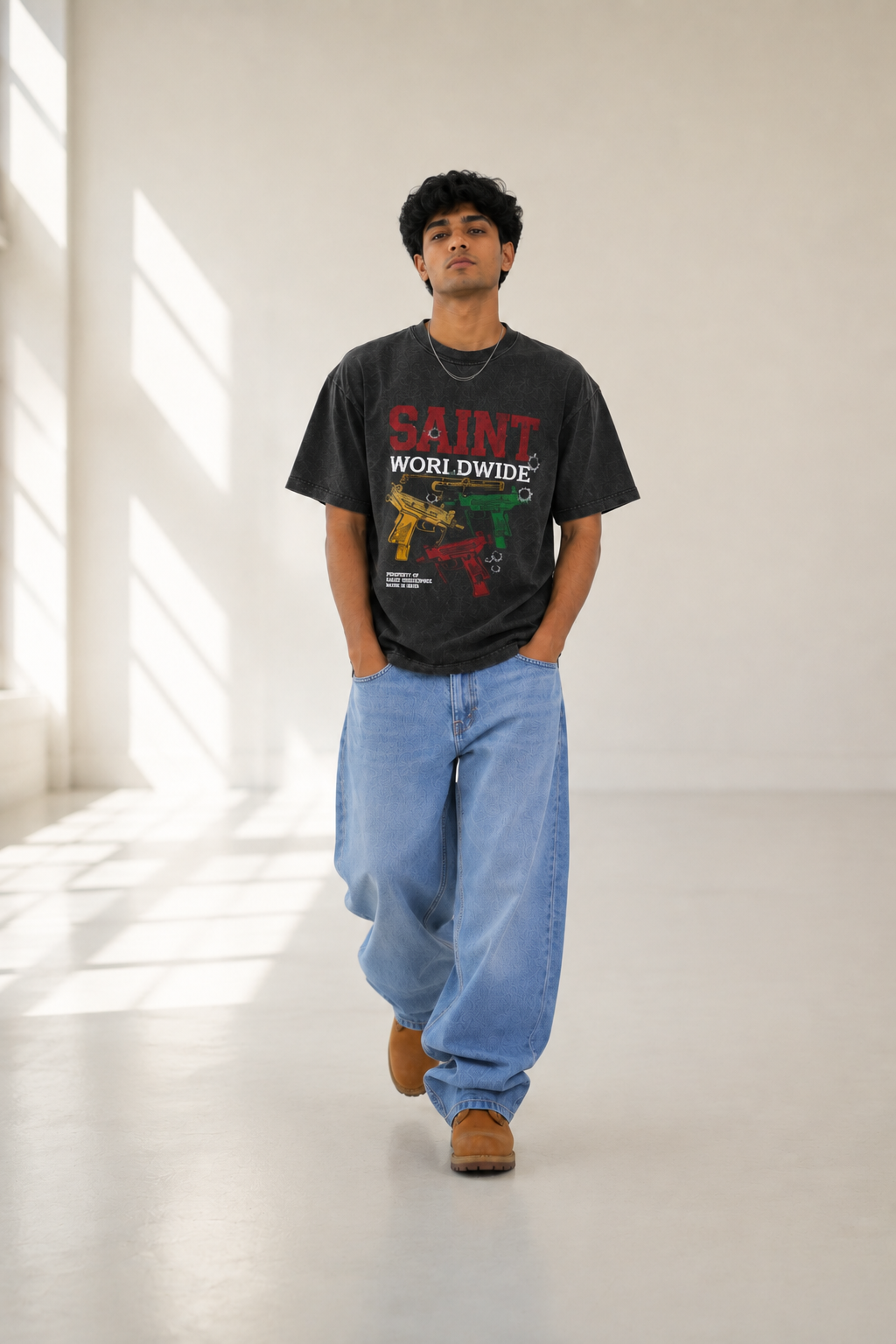 Oversize print t.shirt