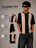 oversize strip t.shirt
