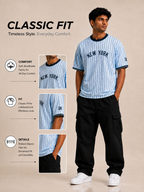 Oversize strip t.shirt
