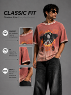 Oversize photo print t.shirt