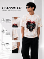 Oversize photo print t.shirt
