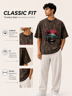 Oversize photo print t.shirt