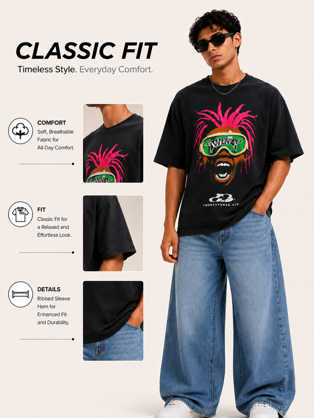 OVERSIZE DIGITAL PRINT T.SHIRT