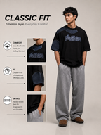 oversize differnt pattern t.shirt
